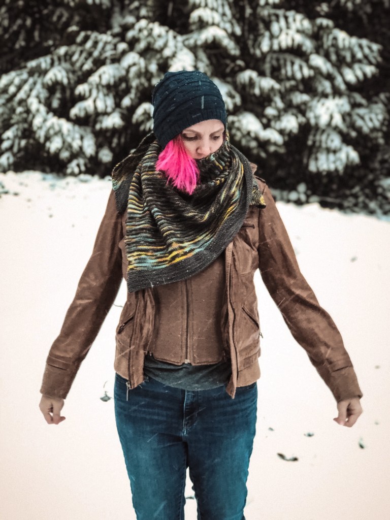 everywhen shawl worn