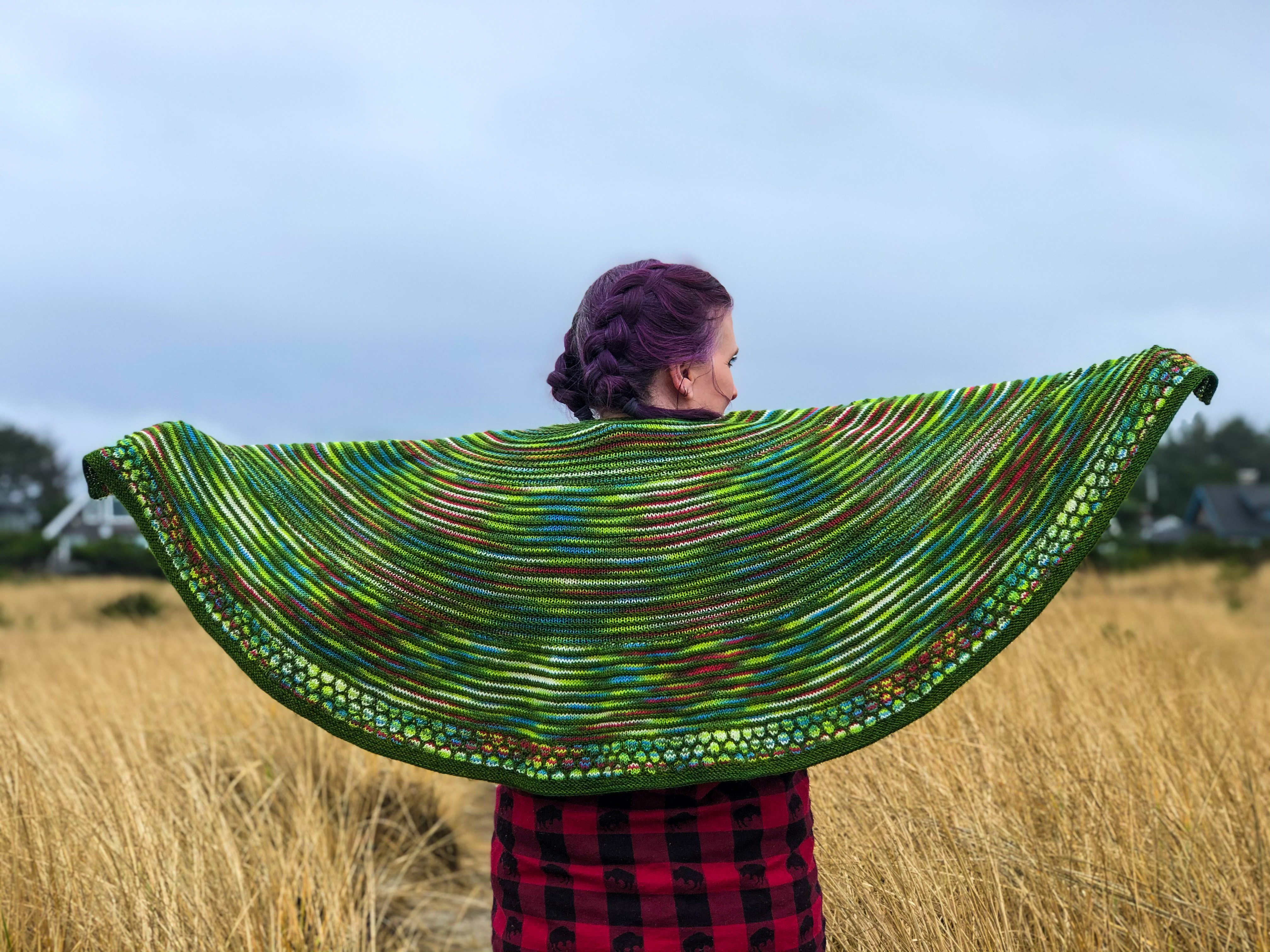 Everyone shawl outstretched