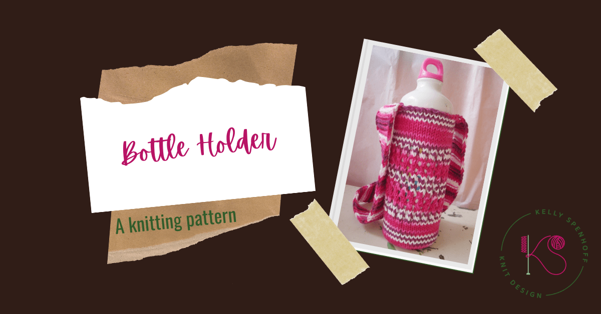 knit bottle holder blog featured photo