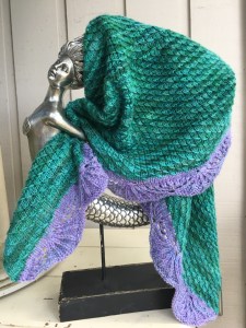 Ariel knit shawl
